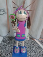 FOFUCHA NIÑA ROSA PIRULETA